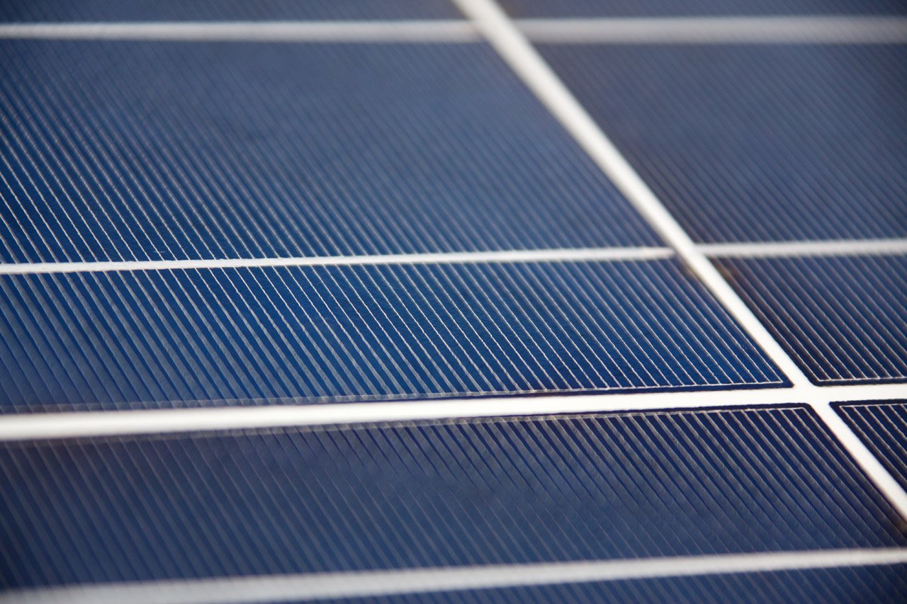 Macro panneaux photovoltaïque
