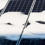 Perte neige panneaux solaires
